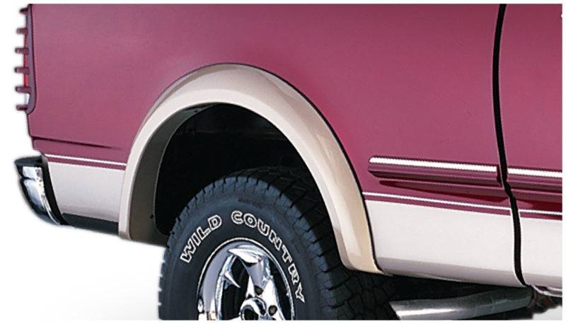 Bushwacker 97-03 Ford F-150 Styleside Extend-A-Fender Style Flares 2pc 96.0/78.0in Bed - Black - Mammoth Racing -