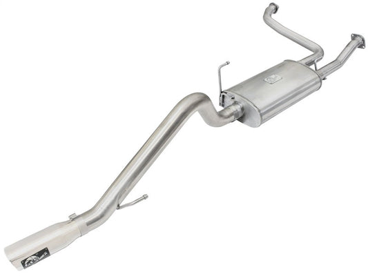 aFe MACHForce XP Exhaust Cat-Back 2.5/3in SS-409 w/ Polished Tip 05-15 Nissan Xterra V6 4.0L - Mammoth Racing -
