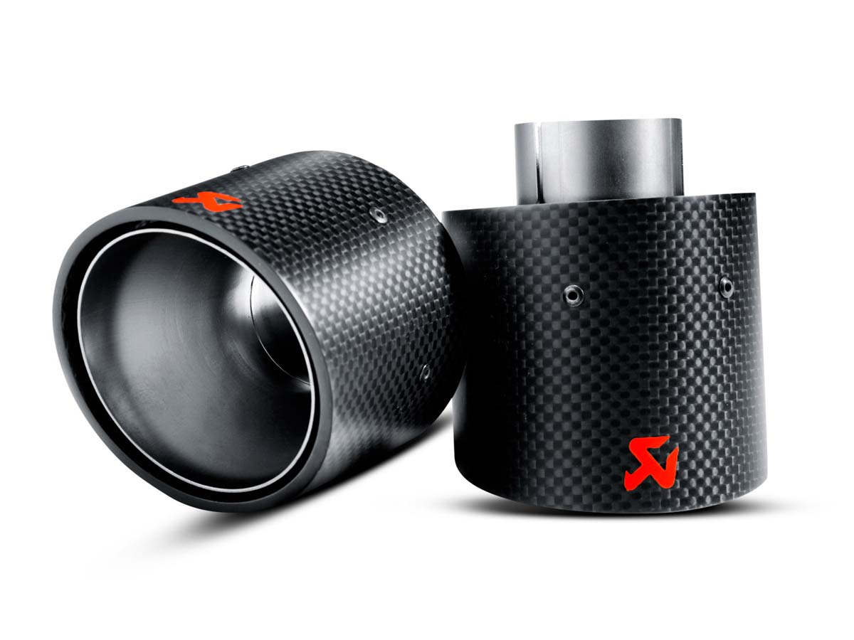 Akrapovic 07-14 MINI Cooper S (R56) / Cooper S Cabrio (R57) Tail Pipe Set (Carbon) - My Store