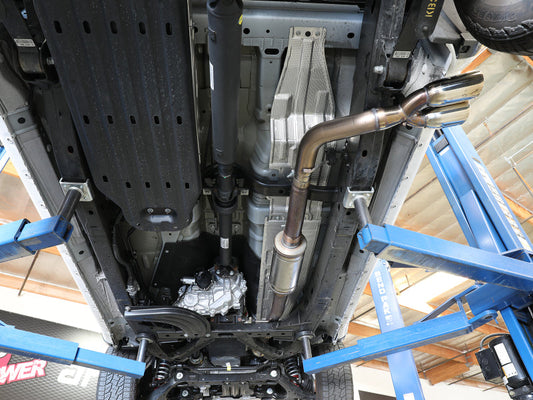 aFe Rebel Series 3in 304 SS Cat-Back Exhaust Side Exit w/ Black Tips 19 Ford Ranger L4-2.3L (t) - Mammoth Racing -