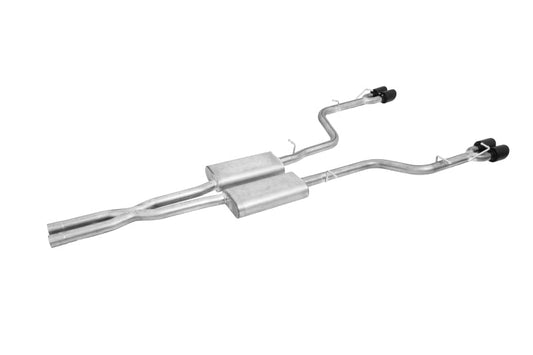 Gibson 09-15 Dodge Challenger R/T 5.7l 2.5in Cat-Back Dual Exhaust - Black Elite (Ceramic) - Mammoth Racing -