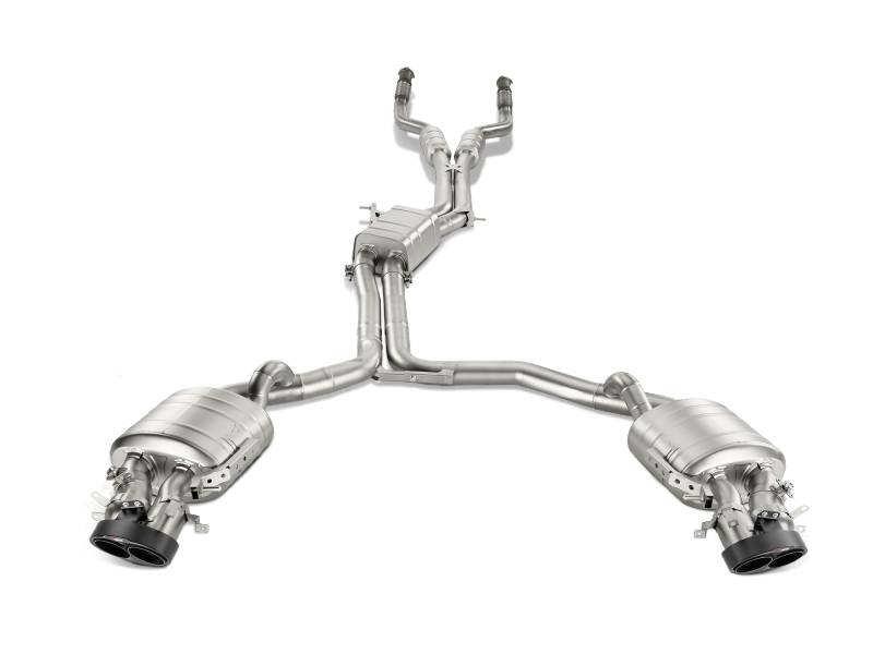 Akrapovic 14-17 Audi RS6 Avant (C7) Evolution Line Cat Back (Titanium) w/ Carbon Tips - My Store