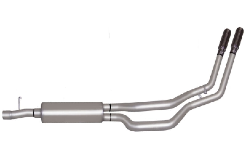 Gibson 17-18 Ford F-250 Super Duty XLT 6.2l 2.5in Cat-Back Dual Sport Exhaust - Stainless - Mammoth Racing -