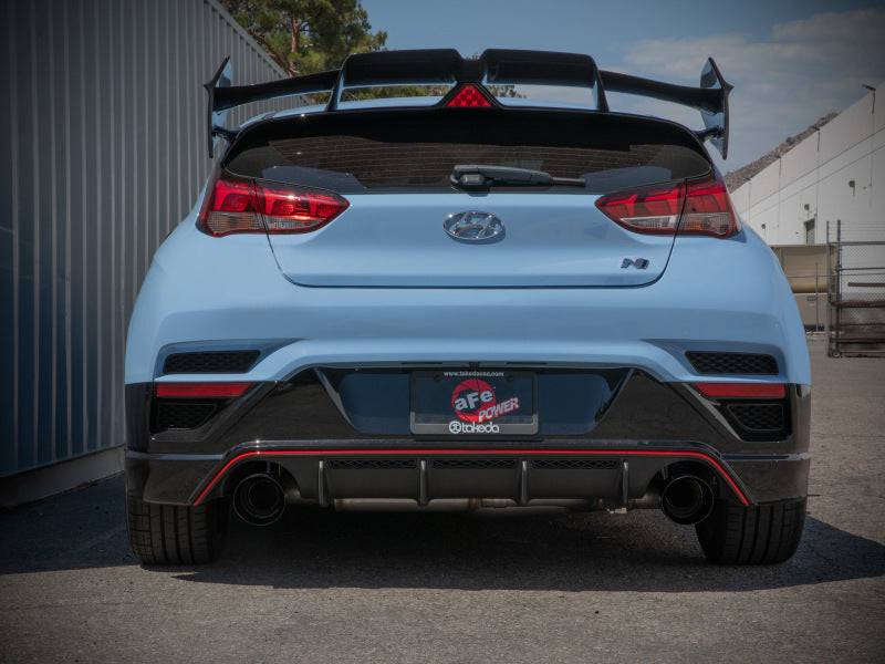 aFe 21-22 Hyundai Veloster N L4-2.0L Takeda 3in 304 SS Axle-Back Exhaust System w/ Black Tip - My Store
