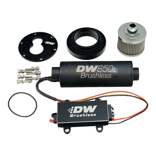 DeatschWerks 3.5L Module Surge Tank In-Tank Pump Adapter w/ DW650iL Brushless/Controller 440lph Pump - Mammoth Racing -