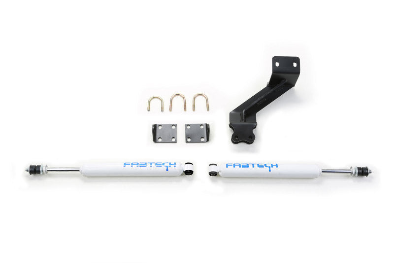 Fabtech 14-18 Ram 2500/3500 4WD Dual Steering Stabilizer System w/Perf. Shocks - My Store