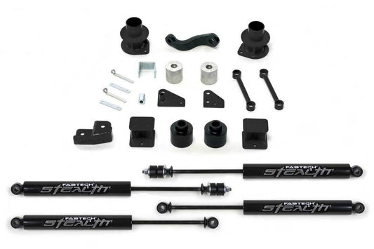 Fabtech 07-18 Jeep JK 4WD 3in Basic Sys w/Stealth - Mammoth Racing -
