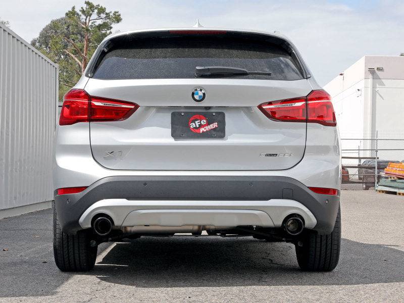 aFe MACHForce XP Exhausts Axle-Back 15-21 BMW X1 2.0L (t) (SS w/Black Tips) - My Store