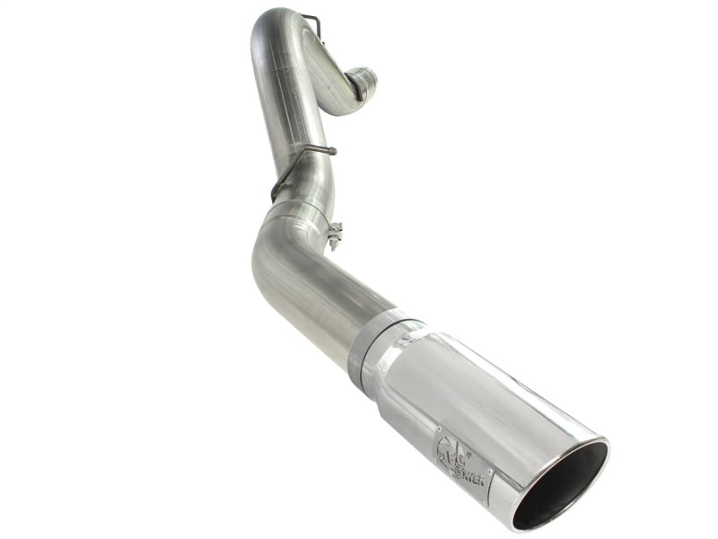 aFe MACHForce XP Exhaust 5in DPF-Back SS 11-13 GM Diesel Trucks V8-6.6L (td) (LML) (Pol Tip) - Mammoth Racing -