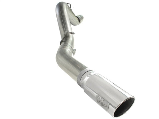 aFe MACHForce XP Exhaust 5in DPF-Back SS 11-13 GM Diesel Trucks V8-6.6L (td) (LML) (Pol Tip) - Mammoth Racing -
