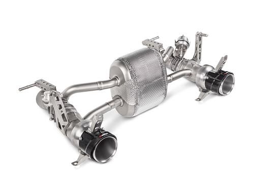 Akrapovic 16-17 Ferrari 488 GTB/488 Spyder Slip-On Line (Titanium) w/ Carbon Tips - My Store