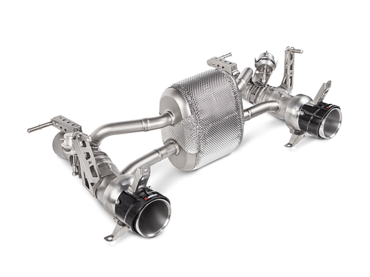 Akrapovic 16-17 Ferrari 488 GTB/488 Spyder Slip-On Line (Titanium) w/ Carbon Tips - My Store