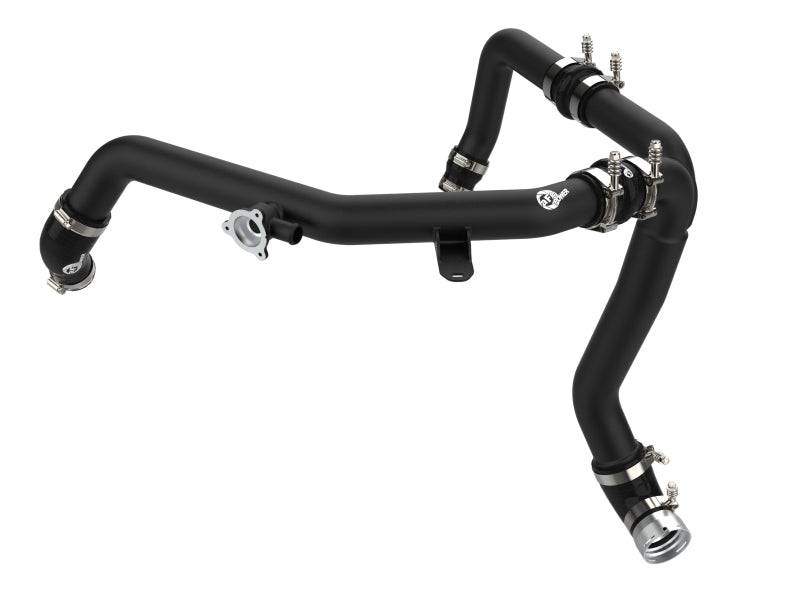 aFe 21-22 Ford Bronco V6-2.7Ltt BladeRunner Alum Hot Charge Pipe - Black - My Store