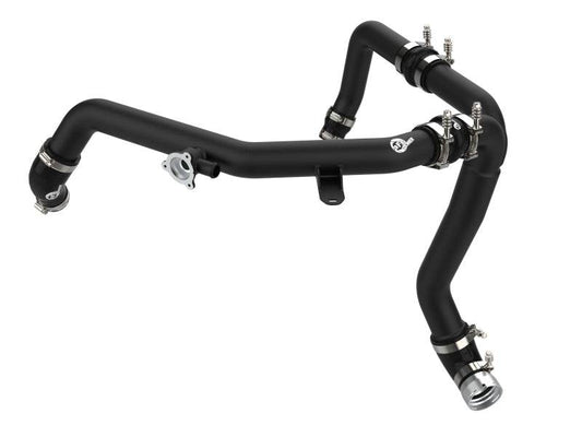 aFe 21-22 Ford Bronco V6-2.7Ltt BladeRunner Alum Hot Charge Pipe - Black - My Store