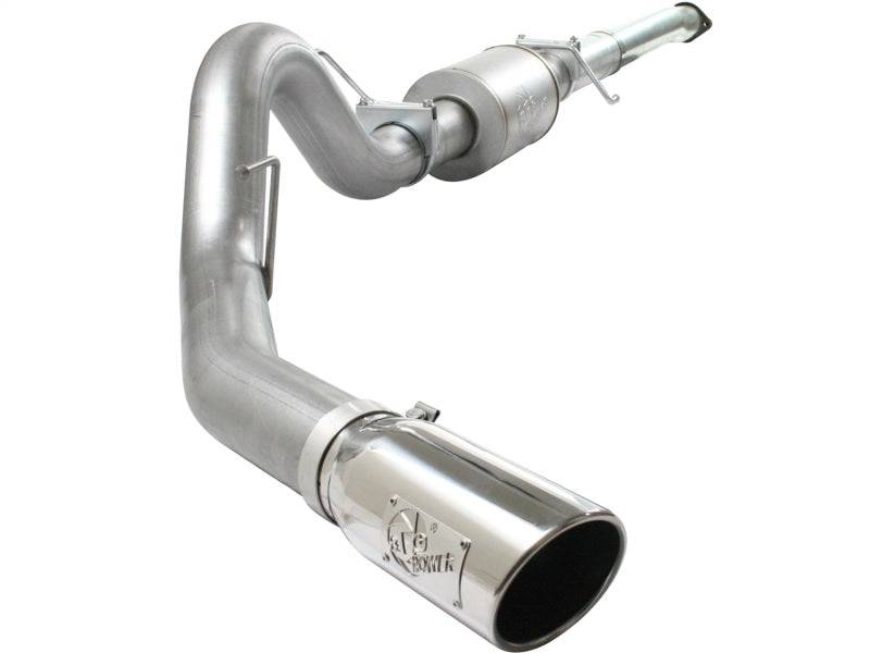 aFe Atlas Exhaust 4in Aluminized Cat-Back w/ 304 SS Polished Tip 11-13 Ford F-150 EcoBoost V6 3.5L - My Store