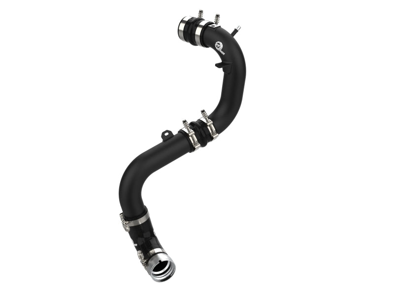 aFe 21-22 Ford Bronco V6-2.7Ltt BladeRunner 2.75in Alum Cold Charge Pipe - Black - Mammoth Racing -