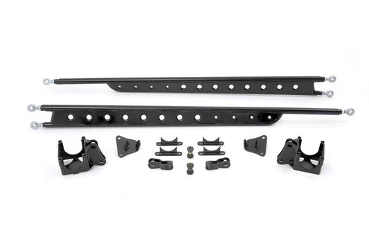 Fabtech 99-10 Ford F250/350 4WD Floating Rear Traction Bar System - My Store