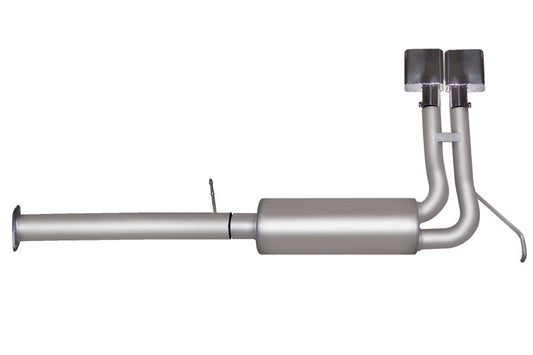 Gibson 96-97 Chevrolet C1500 Base 4.3l 2.5in Cat-Back Super Truck Exhaust - Stainless - Mammoth Racing -