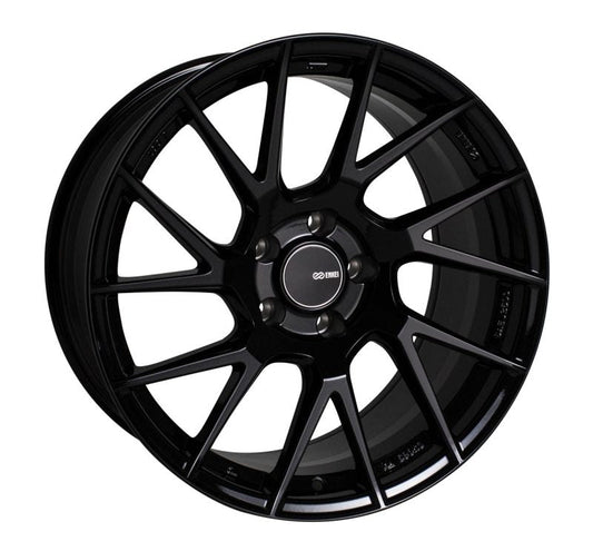 Enkei TM7 17x8 5x114.3 35mm Offset 72.60 Bore Black Wheel - Mammoth Racing -