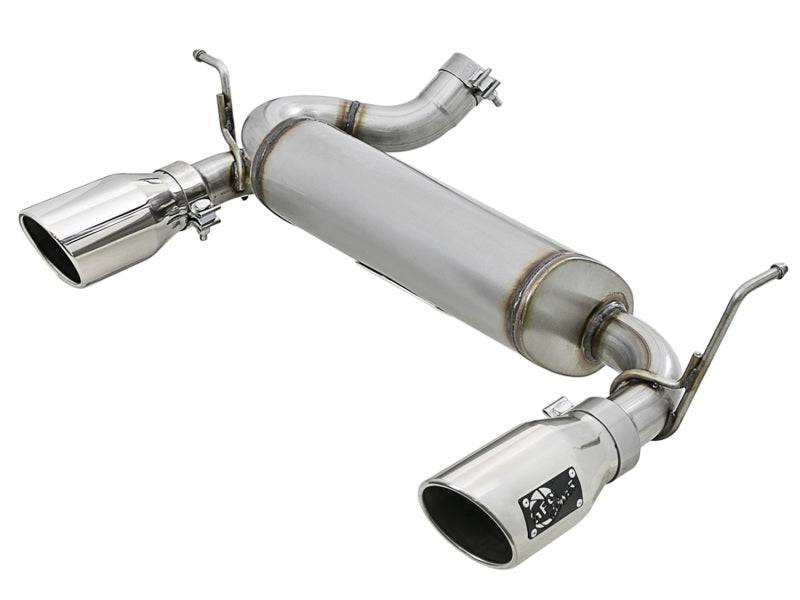 aFe Rebel Series 2.5in 409 SS Axle-Back Exhaust w/Polished Tips 07+ Jeep Wrangler (JK) V6 3.6L/3.8L - My Store