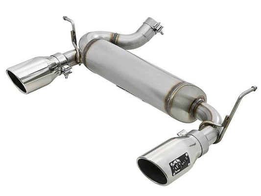 aFe Rebel Series 2.5in 409 SS Axle-Back Exhaust w/Polished Tips 07+ Jeep Wrangler (JK) V6 3.6L/3.8L - My Store