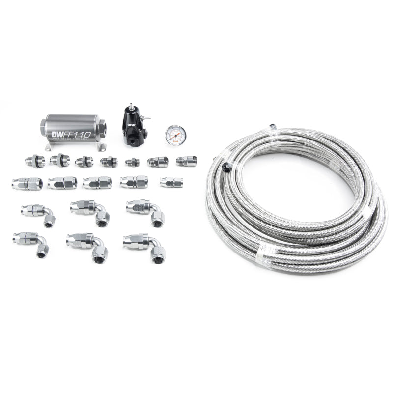 DeatschWerks 05-19 Yukon/Tahoe/Suburban DW400 Pump Module Return Plumbing Kit SS PTFE - Mammoth Racing -