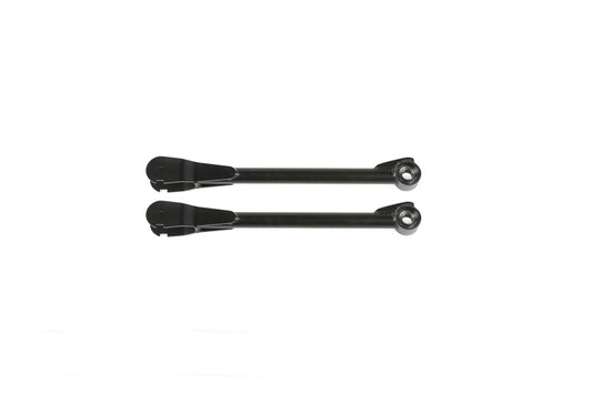 Fabtech 07-18 Jeep JK 4WD Short Control Arm Front Upper Links w/5 Ton Joints - Pair - Mammoth Racing -