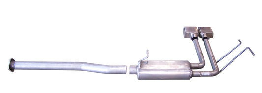 Gibson 08-09 Chevrolet Silverado 1500 LS 4.8l 2.5in Cat-Back Super Truck Exhaust - Stainless - Mammoth Racing -