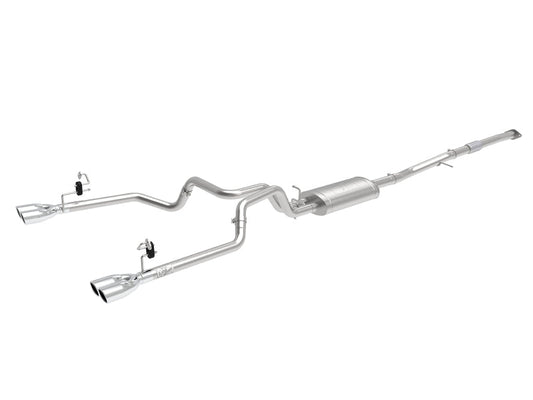 aFe Vulcan Series 3-2.5in 304SS Exh Cat-Back w/ Pol Tips 2019 GM Silverado/Sierra 1500 L4-2.7L (t) - Mammoth Racing -
