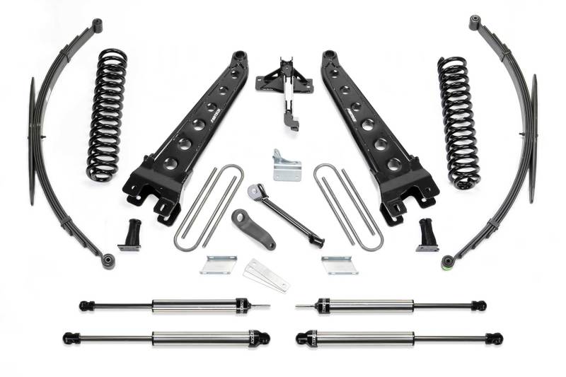 Fabtech 08-16 Ford F250/350 4WD 8in Rad Arm Sys w/Coils & Rr Lf Sprngs & Dlss Shks - Mammoth Racing -