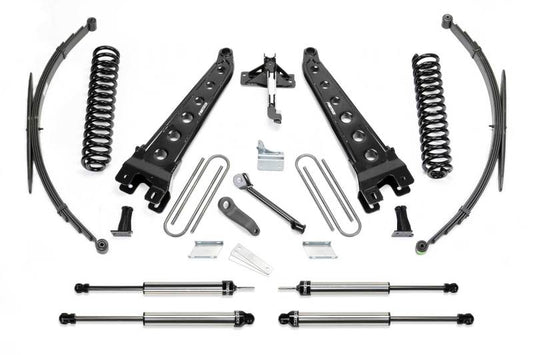 Fabtech 08-16 Ford F250/350 4WD 8in Rad Arm Sys w/Coils & Rr Lf Sprngs & Dlss Shks - Mammoth Racing -