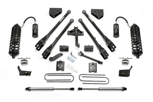 Fabtech 11-16 Ford F250 4WD 6in 4Link Sys w/4.0 R/R & 2.25 - Mammoth Racing -