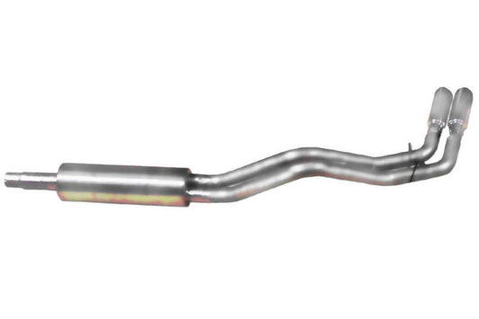 Gibson 98-01 Dodge Ram 1500 Laramie 3.9l 2.5in Cat-Back Dual Sport Exhaust - Aluminized - Mammoth Racing -