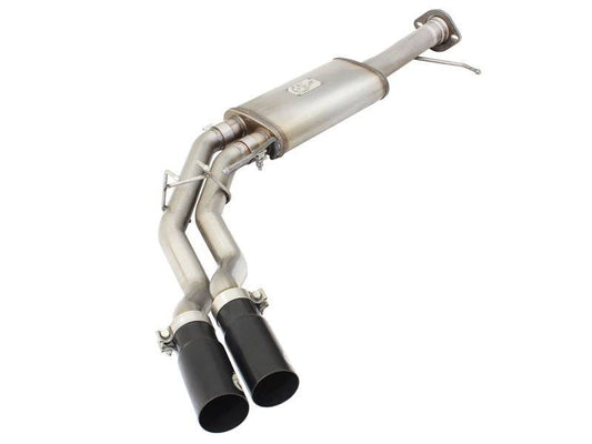 aFe Rebel Series Exhaust SS Front Side Exit CB w/ Black Tips 10-14 Ford F150 Ecoboost V8 6.2L - My Store