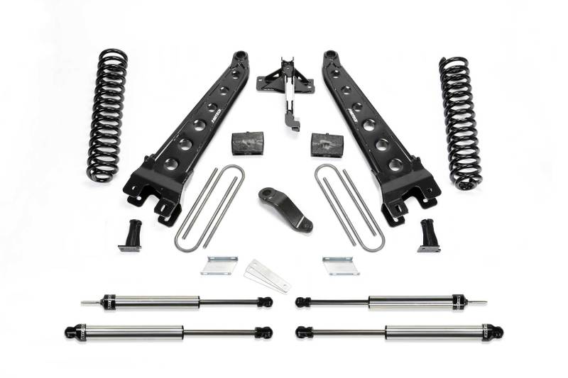 Fabtech 18 Ford F450/f550 4WD Diesel 6in Rad Arm Sys w/Coils & Dl Shks - Mammoth Racing -