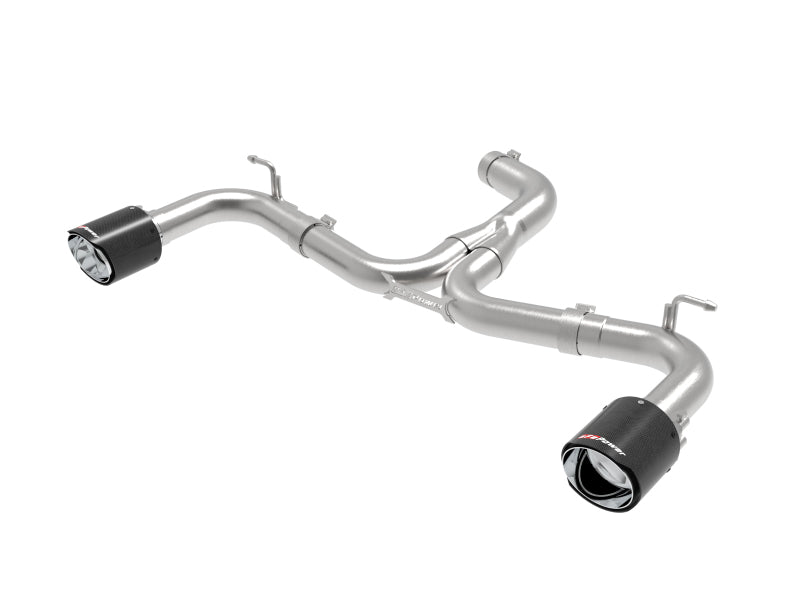 aFe 18-20 VW GTI (MK7.5) 2.0L MACH Force-Xp 3in to 2.5in 304 SS Axle-Back Exhaust System- Carb. Tips - Mammoth Racing -