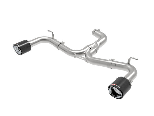 aFe 18-20 VW GTI (MK7.5) 2.0L MACH Force-Xp 3in to 2.5in 304 SS Axle-Back Exhaust System- Carb. Tips - Mammoth Racing -