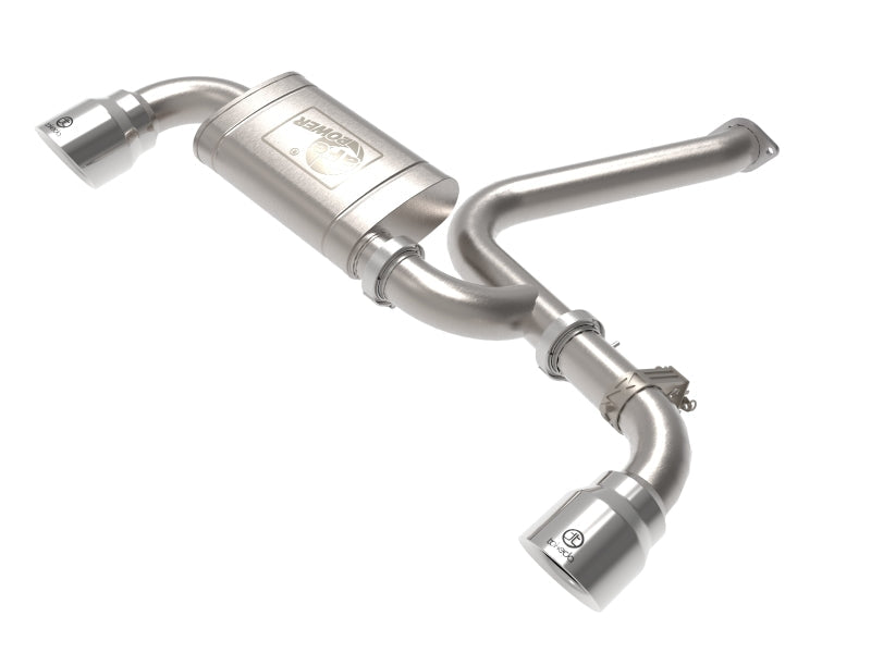 aFe 22-23 Hyundai Kona N L4 2.0L (t) Takeda 3in 304 SS Axle-Back Exhaust System w/ Polished Tips - Mammoth Racing -