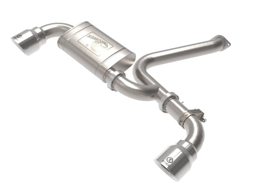 aFe 22-23 Hyundai Kona N L4 2.0L (t) Takeda 3in 304 SS Axle-Back Exhaust System w/ Polished Tips - Mammoth Racing -
