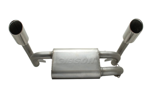 Gibson 2014 Polaris RZR XP 1000 EPS Base 2.25in Dual Exhaust - Stainless - Mammoth Racing -