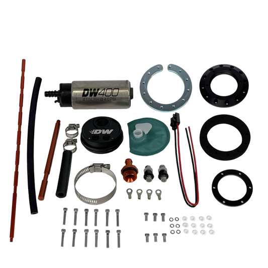 DeatschWerks Universal In-Tank Pump Mount Includes DW400 415lph Fuel Pump - Mammoth Racing -