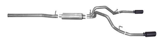 Gibson 14-19 Cadillac Escalade ESV Base 6.2l 3.5in/2.25in Cat-Back Dual Split Exhaust - Black Elite - Mammoth Racing -