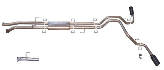 Gibson 07-09 Toyota Tundra SR5 4.7l 2.5in Cat-Back Dual Extreme Exhaust - Black Elite - Mammoth Racing -
