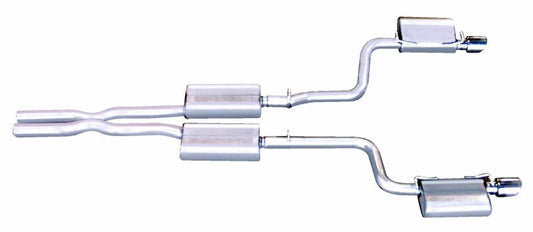 Gibson 05-10 Chrysler 300 C Srt8 6.1l 2.5in Cat-Back Dual Exhaust - Stainless - Mammoth Racing -
