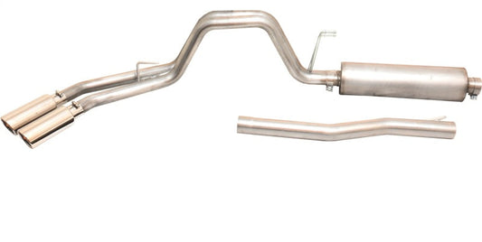 Gibson 2020 Ford F-250 SuperDuty Crew 96in Bed 7.3l Cat-Back Dual Sport Exhaust System - Stainless - Mammoth Racing -