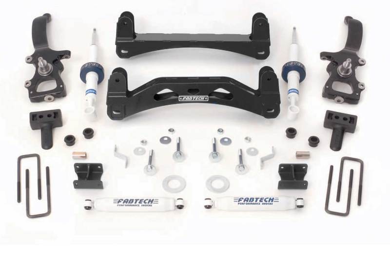 Fabtech 04-08 Ford F150 2WD 6in Basic Sys w/Perf Shks - Mammoth Racing -