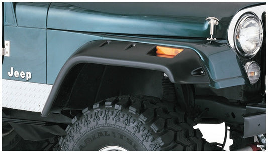 Bushwacker 59-83 Jeep CJ5 Cutout Style Flares 2pc - Black - My Store