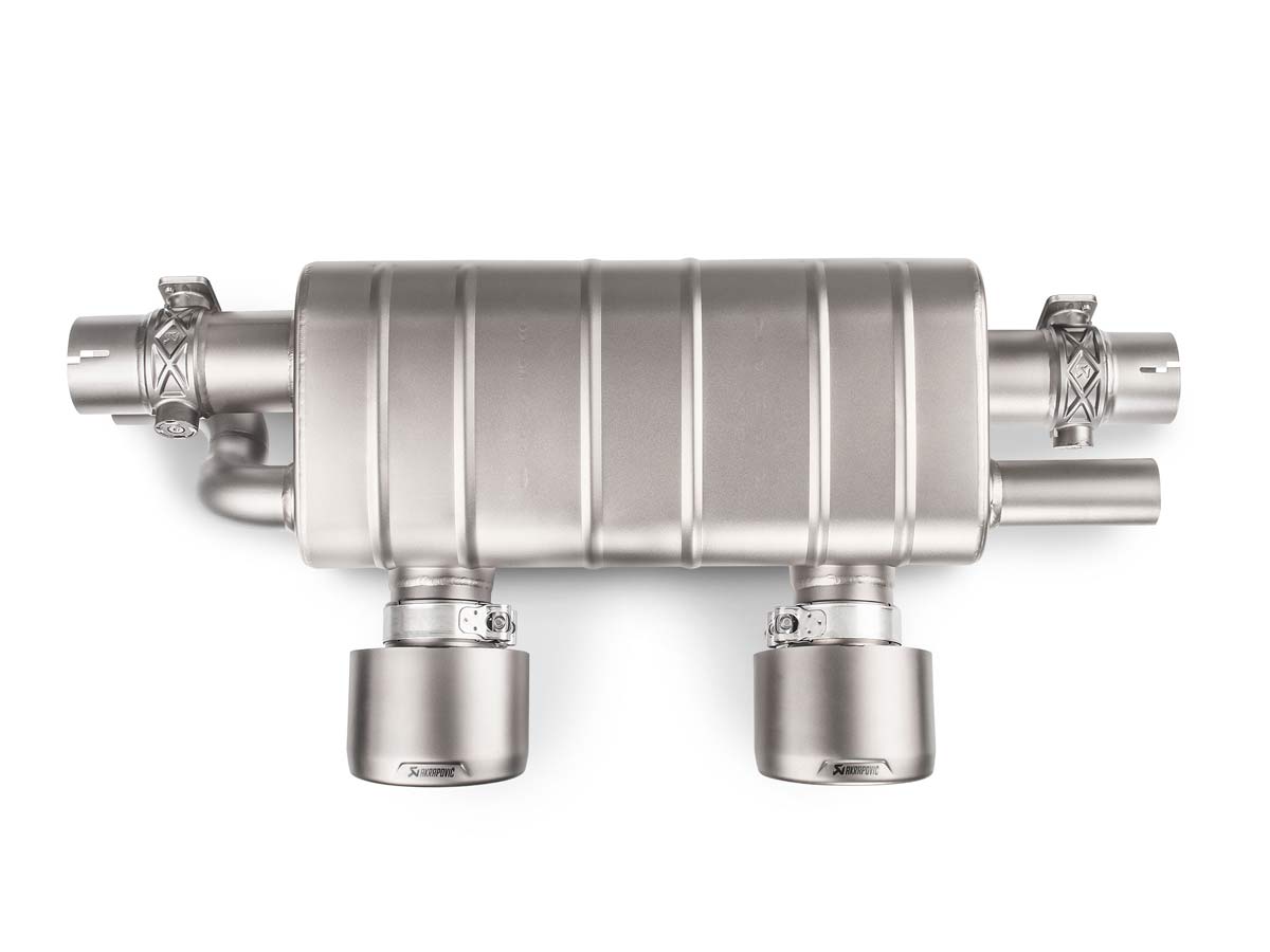 Akrapovic 16-17 Porsche 911 Carrera S/4/4S/GTS (991.2) Slip-On Line (Titanium) w/ Titanium Tips - My Store