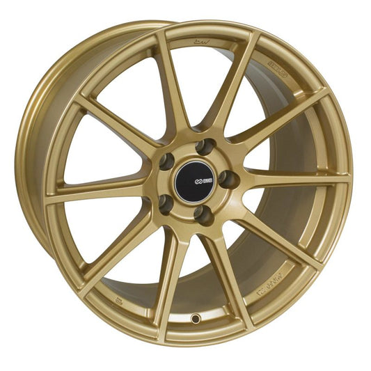 Enkei TS10 18x8 45mm Offset 5x100 Bolt Pattern 72.6mm Bore Dia Gold Wheel - My Store