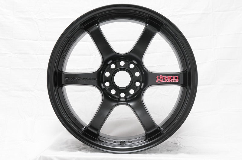 Gram Lights 57dr 19x9.5 +45 5-100 Semi Gloss Black Wheel - Mammoth Racing -